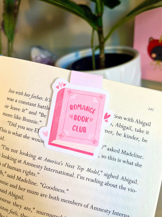 Romance Book Club Magnetic Bookmark