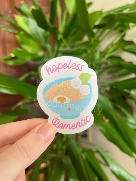 Hopeless Ramentic Ramen Noodles Glossy Sticker
