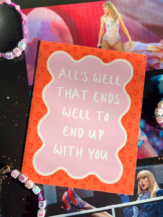 All's Well That Ends Well A2 Greeting Card