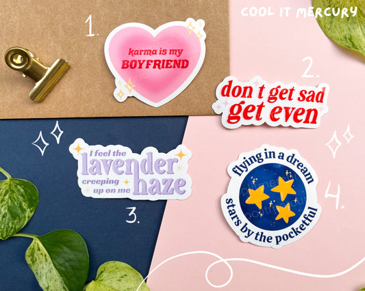 Midnight Glossy Stickers