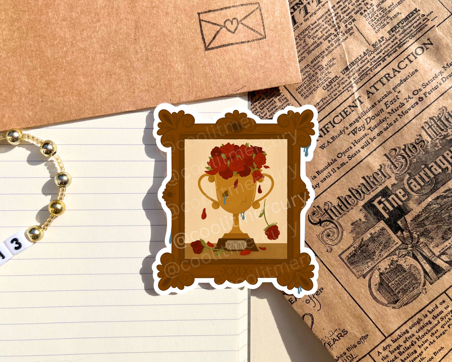Poetry Era Inspired Glossy Stickers