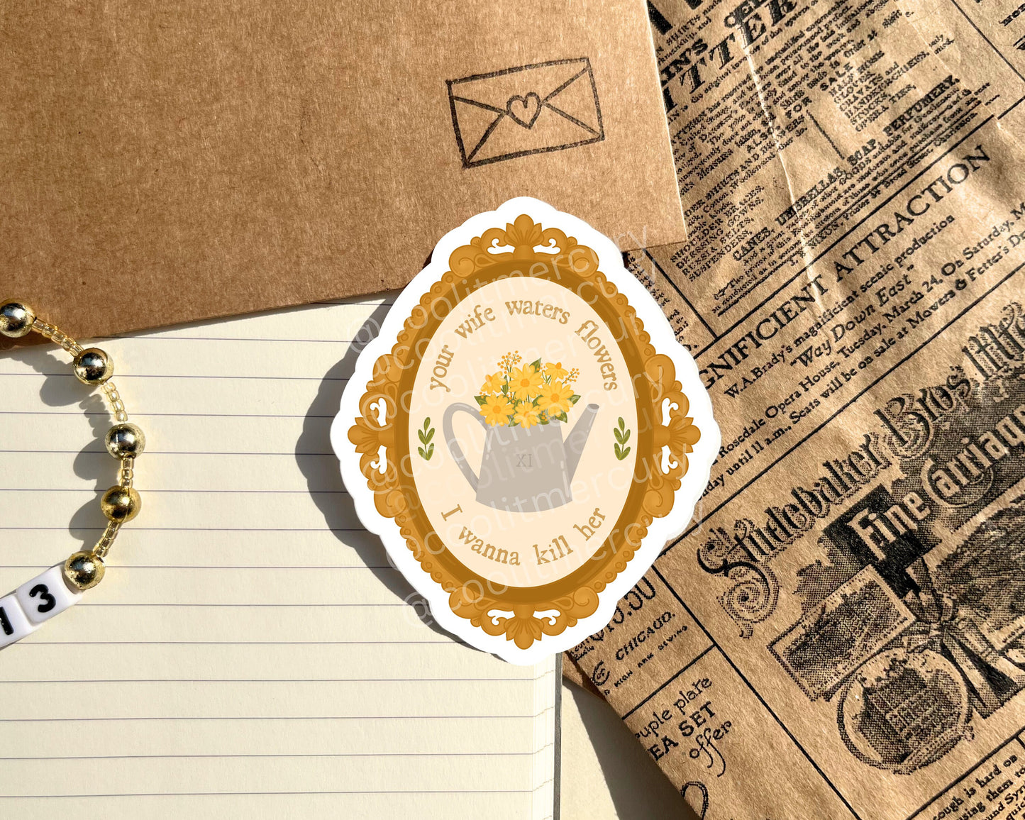 Poetry Era Inspired Glossy Stickers