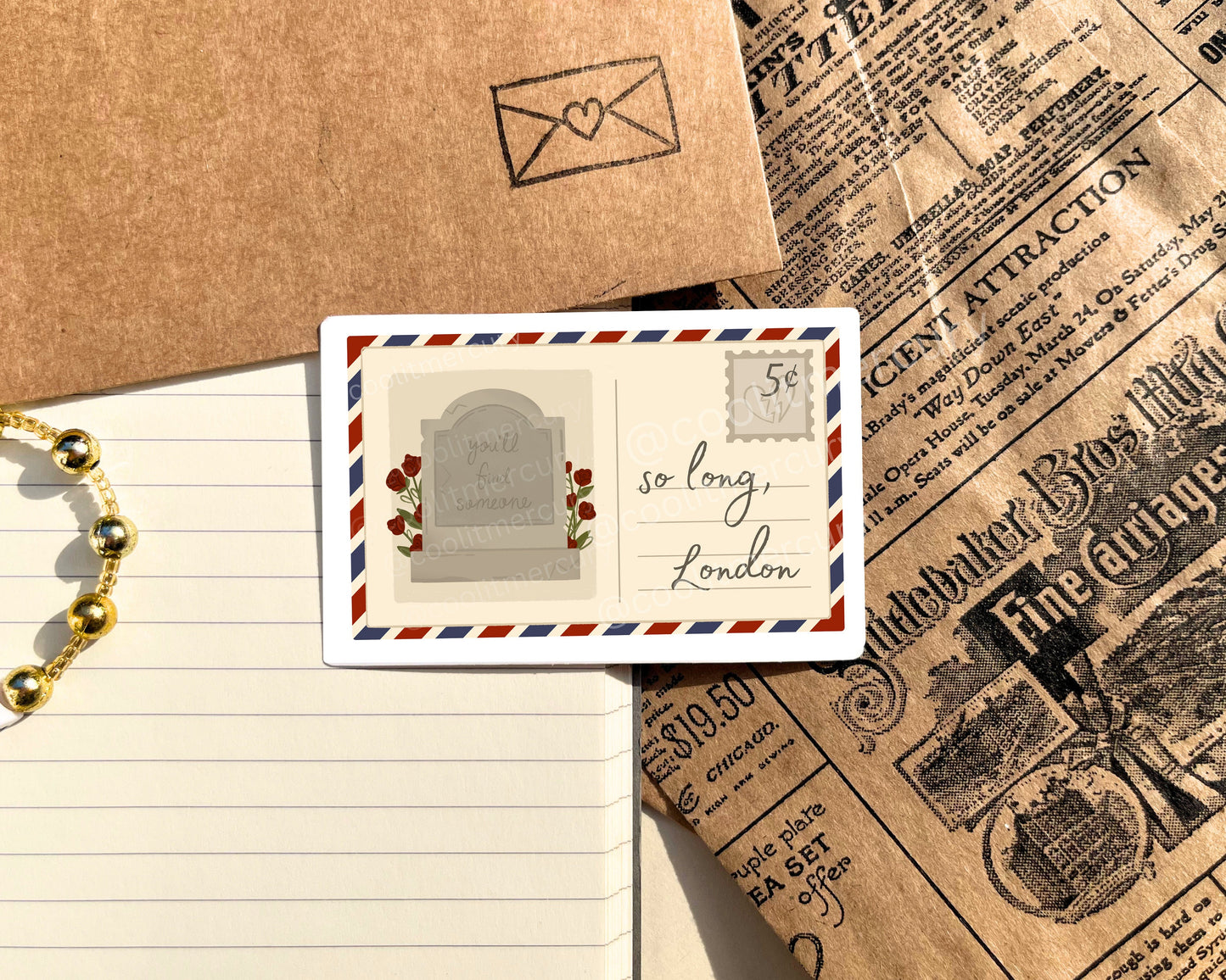 Poetry Era Inspired Glossy Stickers